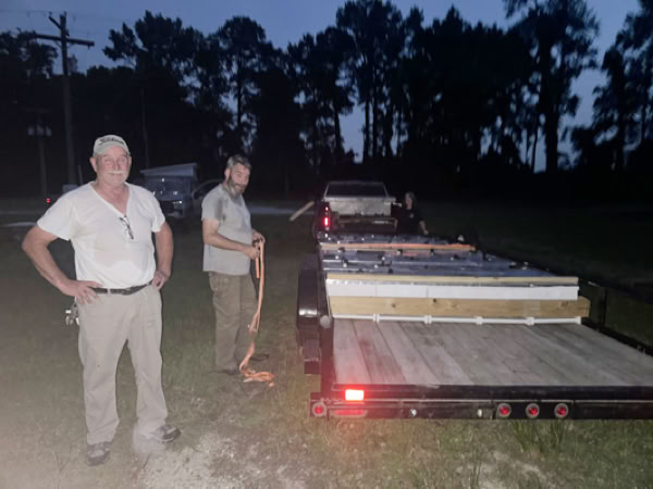 Wilson County beeks arriving early in morning.
